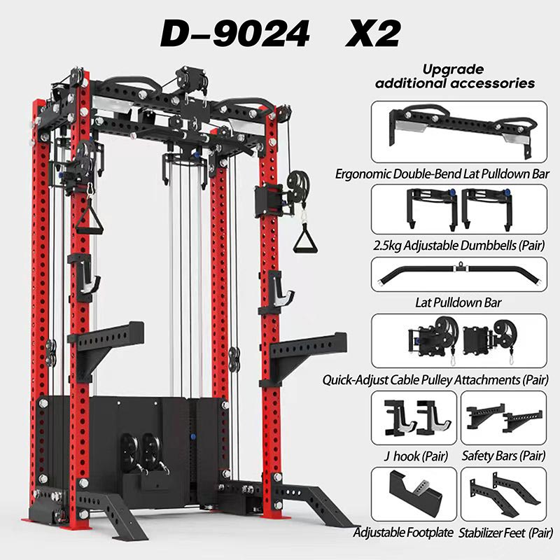 Functional Trainer with Lat Pulldown and Cable Crossover